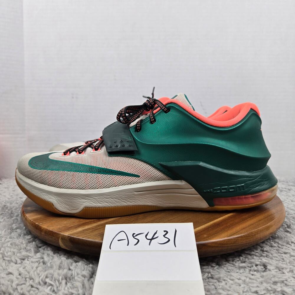 Nike Mens 12 KD 7 Easy Money Mystic Green Athletic Basketball Sneaker 653996-330